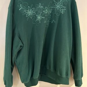 Alfred Dunner Plus Size Pullover Fleece Top